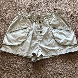 Free People Movement Cinch Waist Nylon Shorts